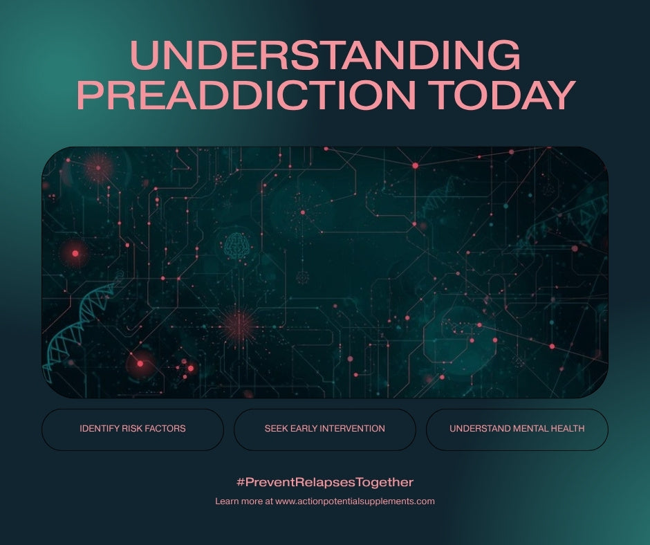 Abstract neural pathways and DNA helix representing genetic predisposition to addiction