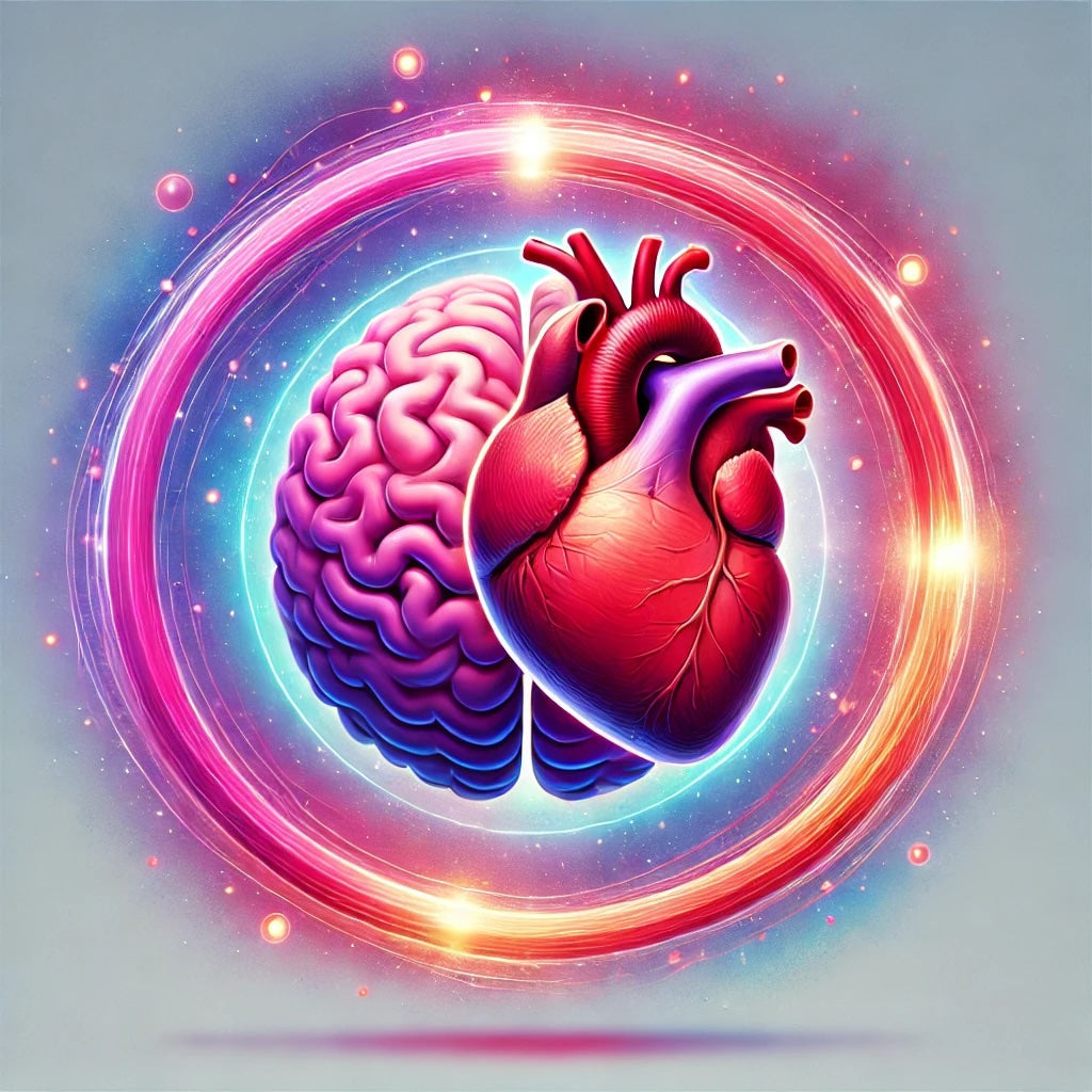 AI-assisted illustration: Exploring the Brain-Heart Connection: The Vagus Nerve, Fight-or-Flight Response, and the Power of Meditation