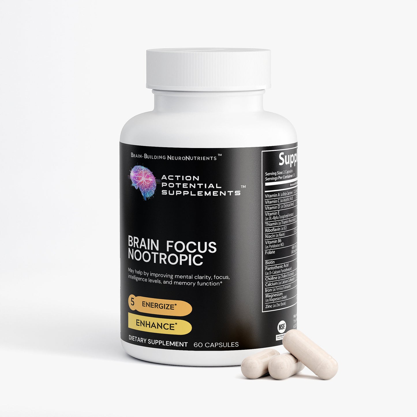 Brain Focus Nootropic Formula