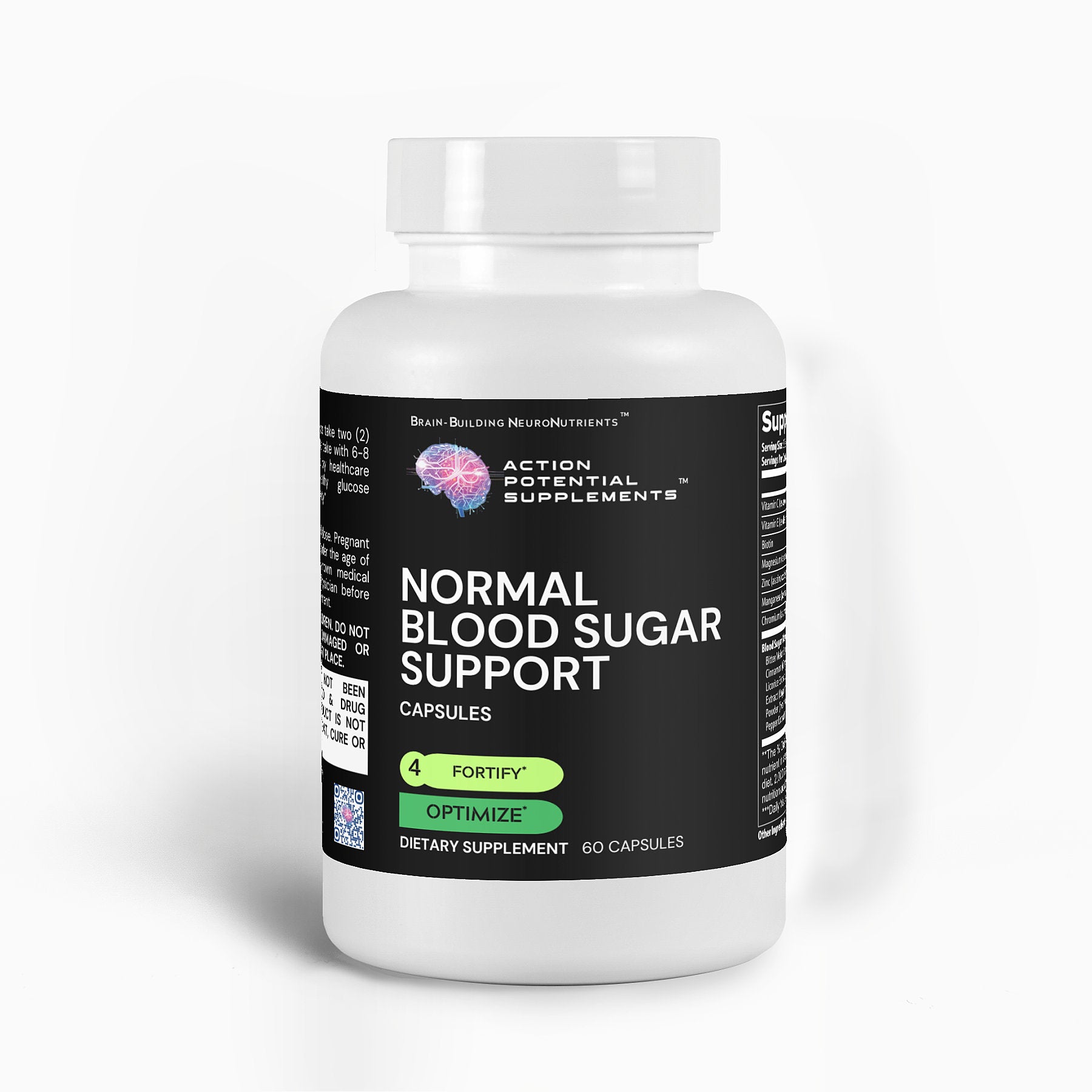 Normal Blood Sugar Support - Product side view