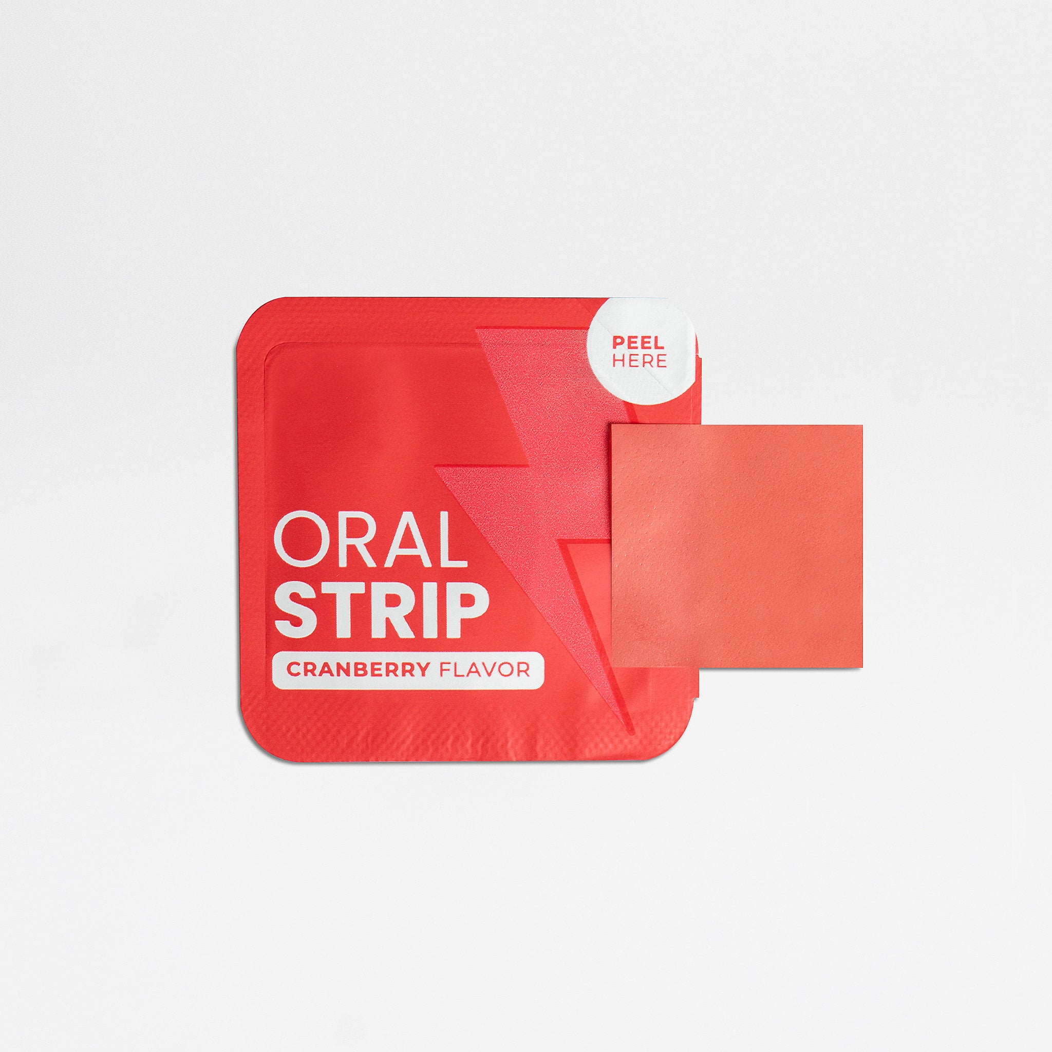 Energy Strips - Tin - Supplement facts panel