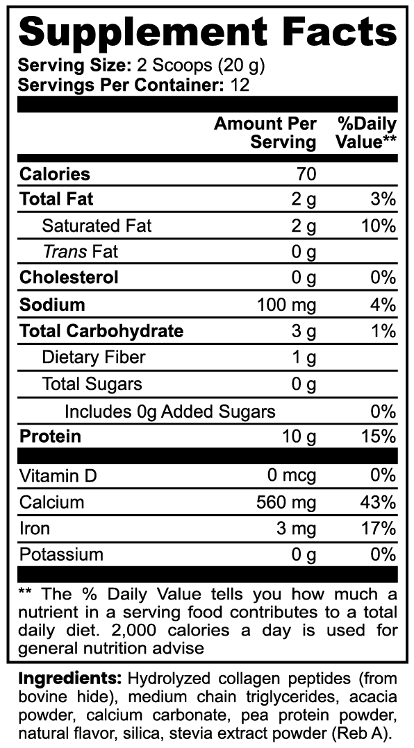 Grass-Fed Collagen Creamer (Vanilla) - Product image 5