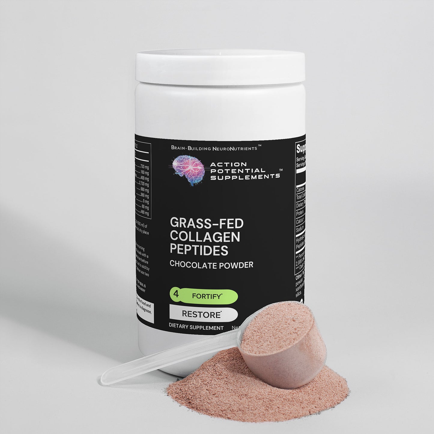 Grass-Fed Collagen Peptides Powder (Chocolate)