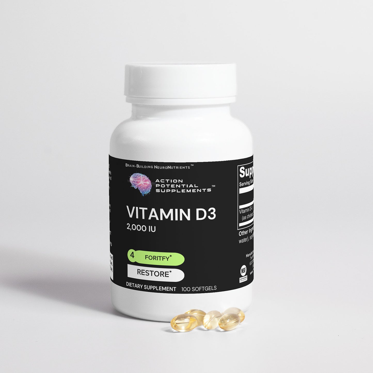 Vitamin D3 2,000 IU