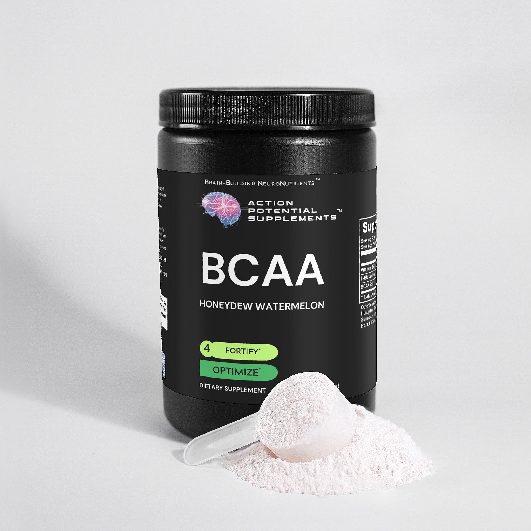 BCAA Powder (Honeydew Watermelon) - Product front label