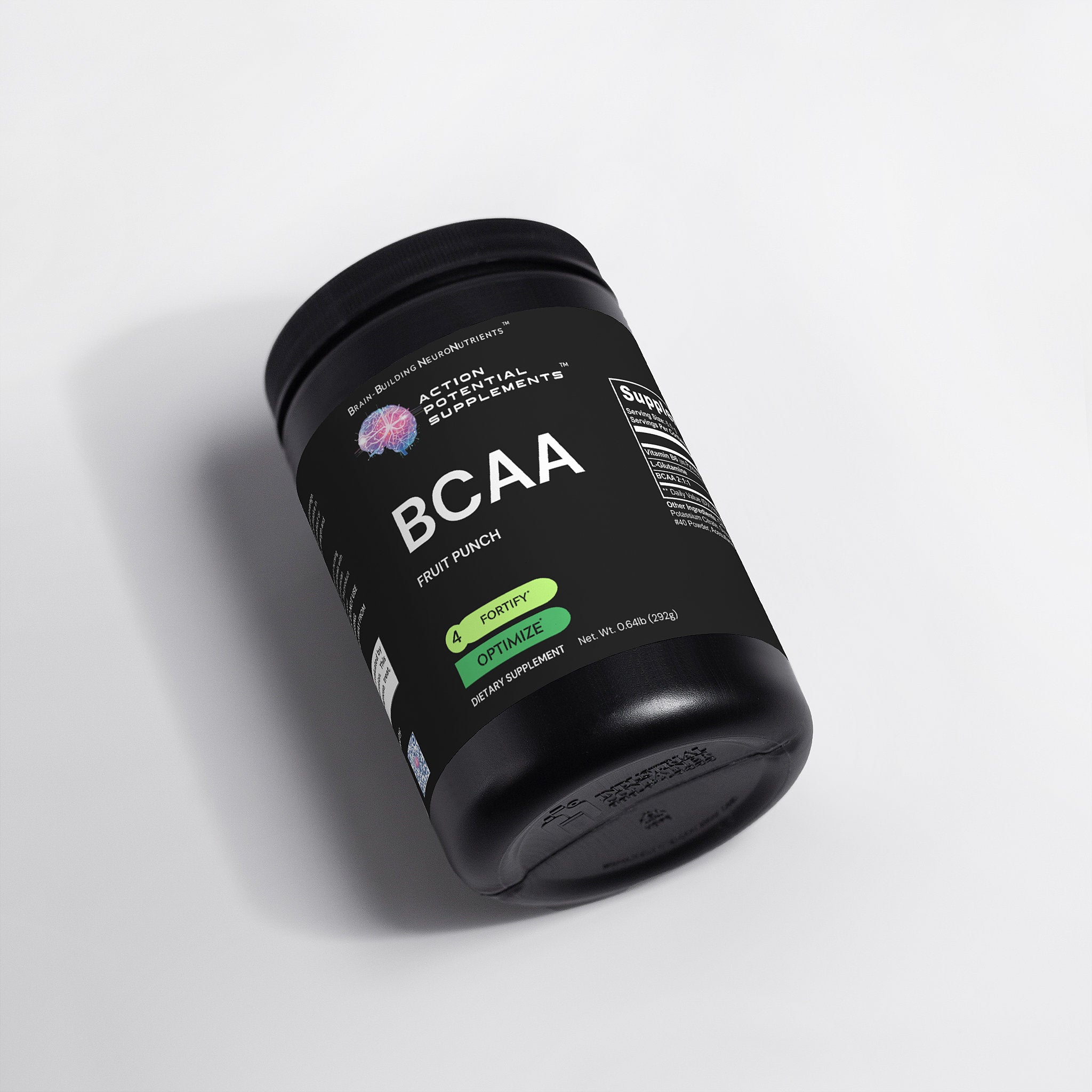 BCAA Powder (Fruit Punch) - Product side view