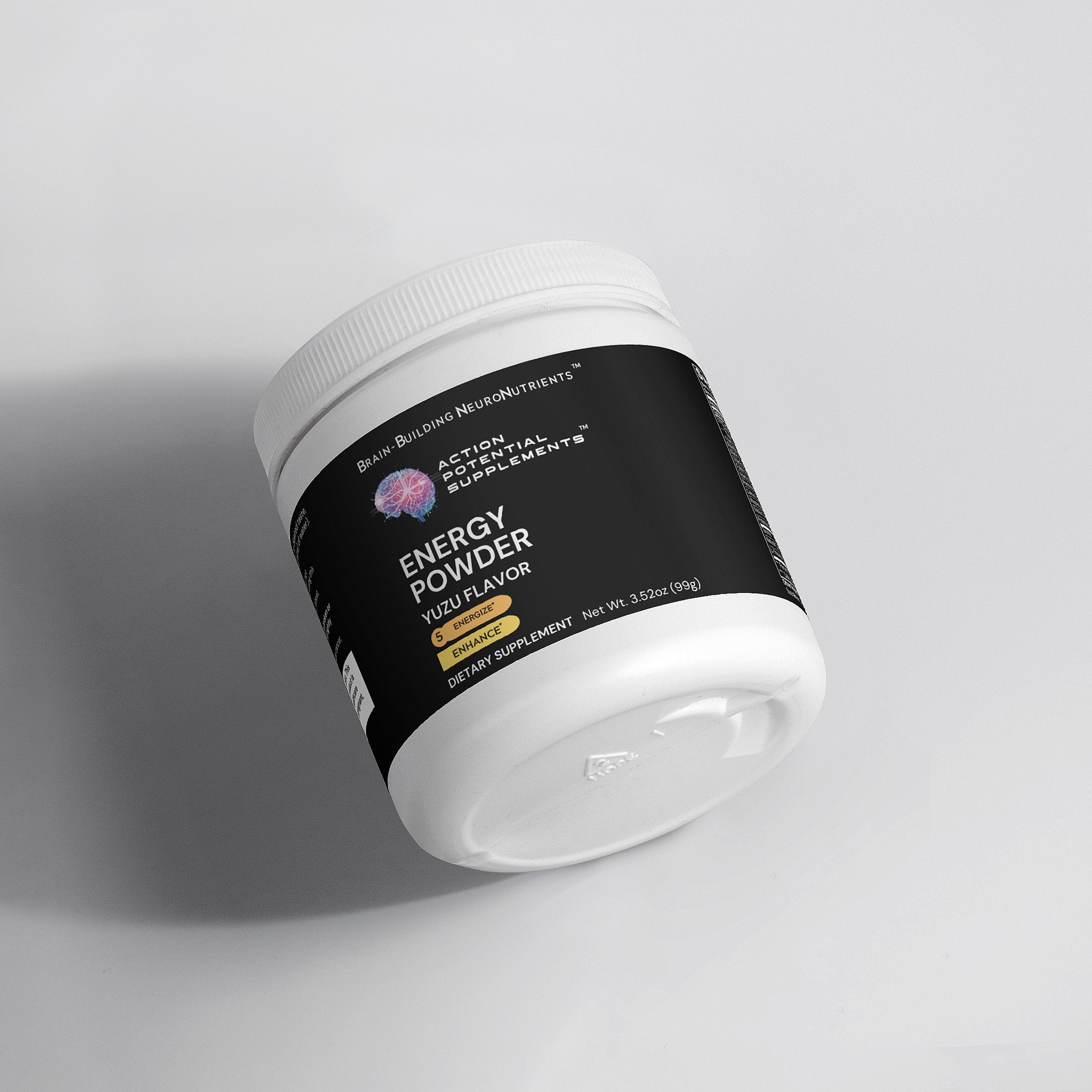 Energy Powder (Yuzu Flavor) - Product side view