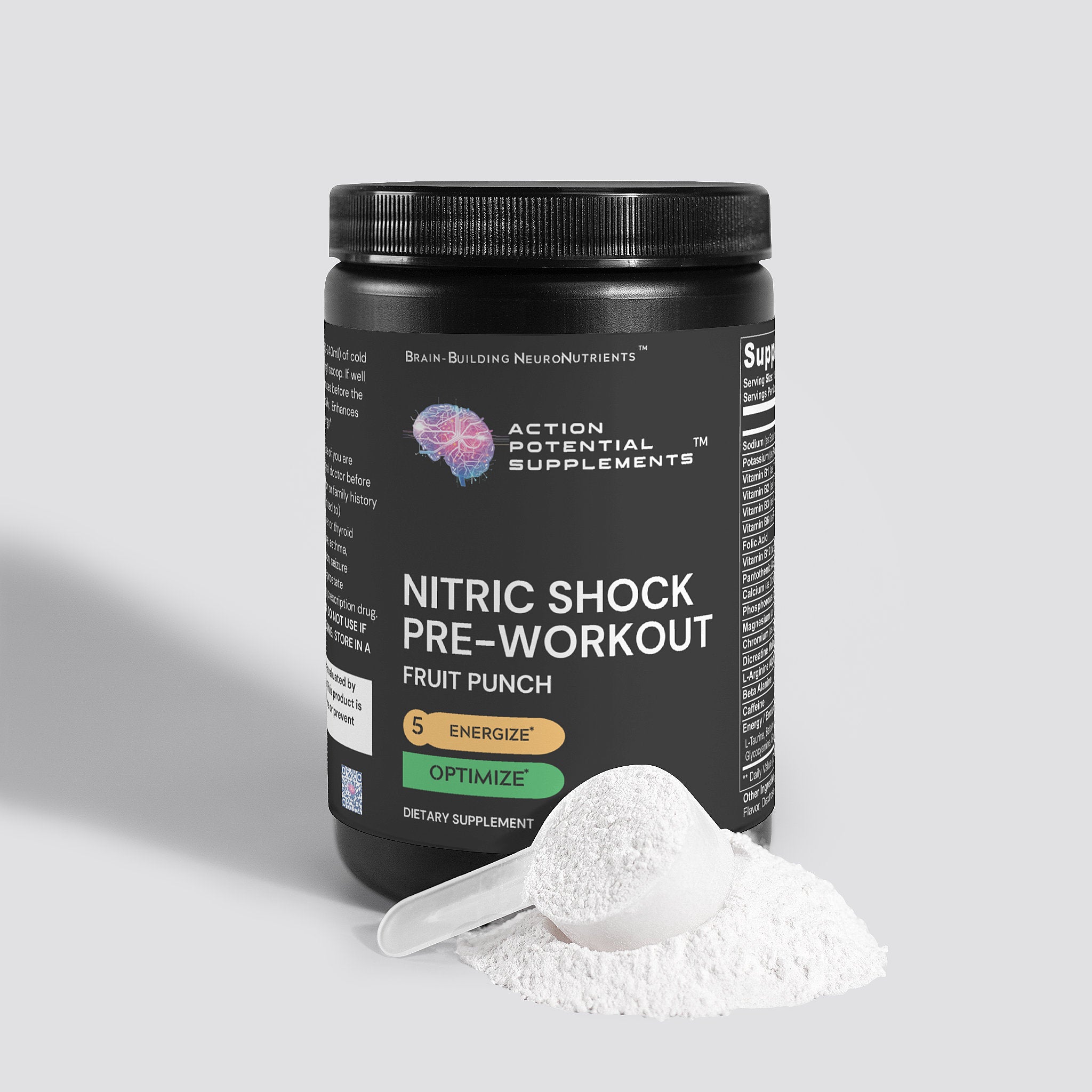 Nitric Shock Pre-Workout Powder (Fruit Punch) - Product image 7