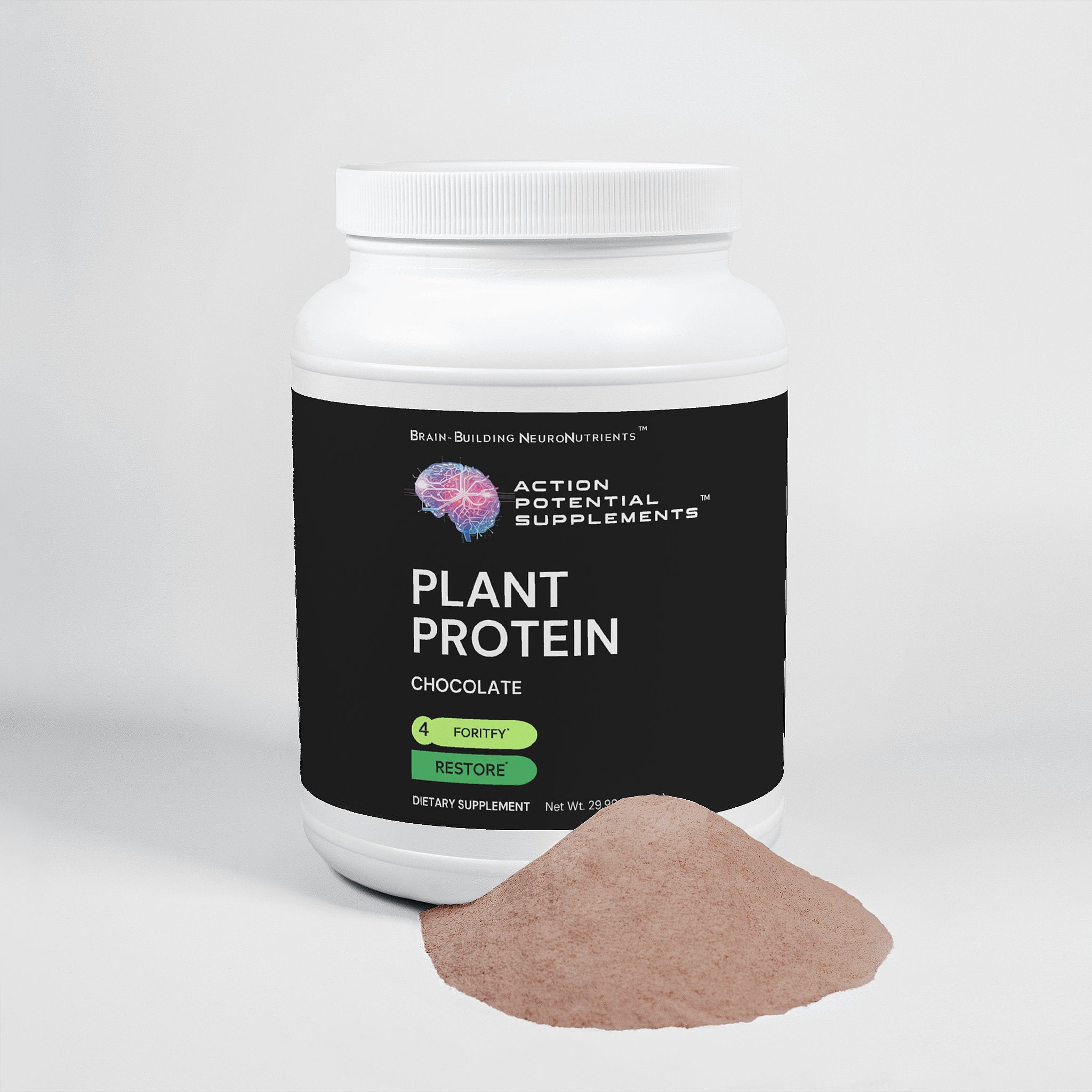 Plant Protein (Chocolate) - Product front label
