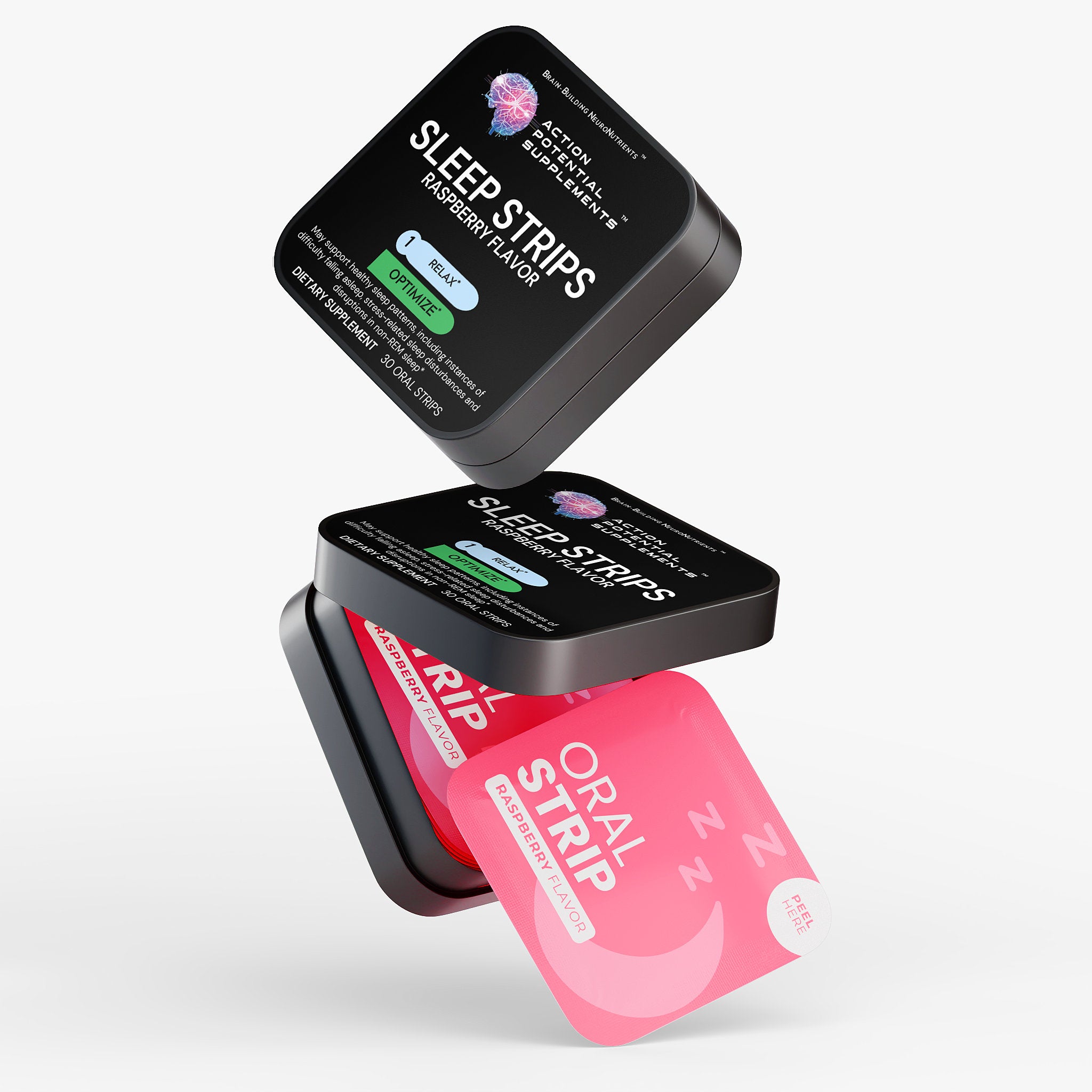 Sleep Strips - Supplement facts panel